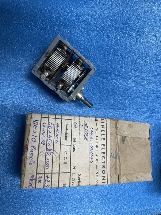 Condensator variabil  de  Uzinele Electronica fabricație 1979 !