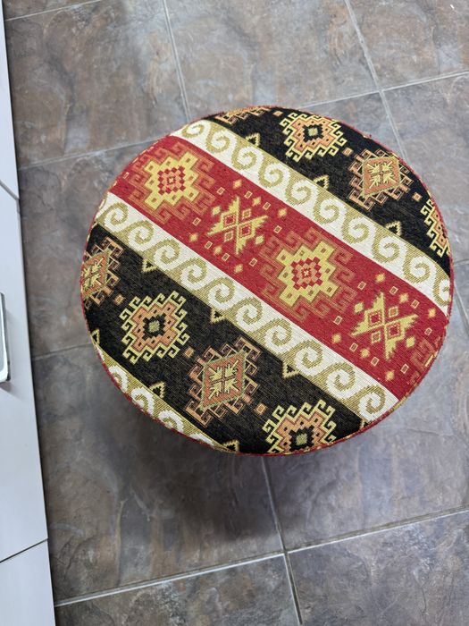 Пуфик круглый мультиколор