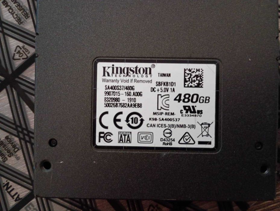 SSD SATA Kingston A400 500GB