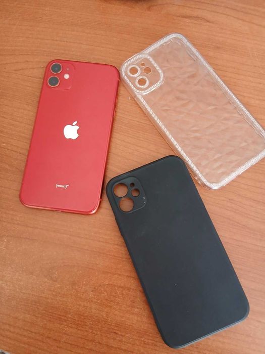 iPhone 11, 64GB, red