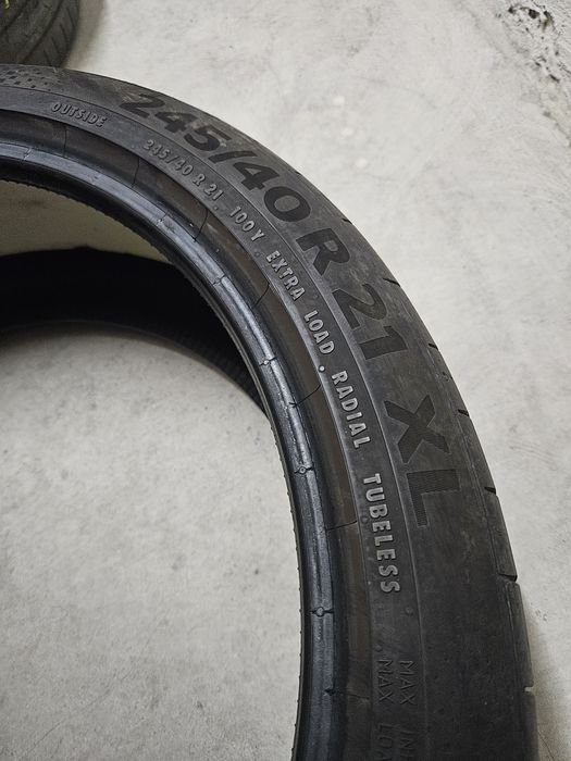 2бр.Летни гуми 245/40 R21 – Continental  Цената е за  двете