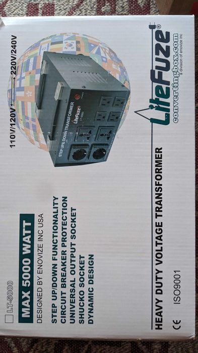 Transformator Convertizor 5000W 120v/220v Litefuze LT-5000 StepUp/Down