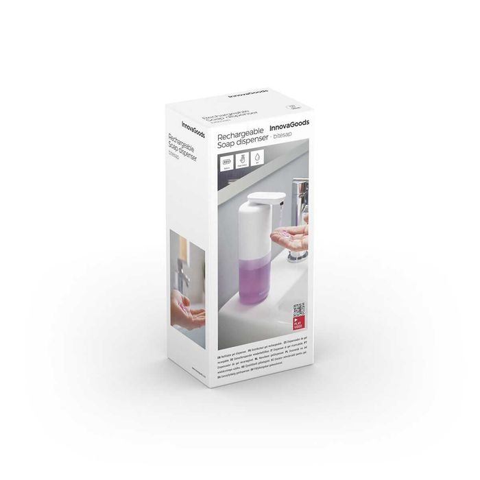 Автоматичен Дозатор за Течен Сапун за Многократно Пълнене Bitesap