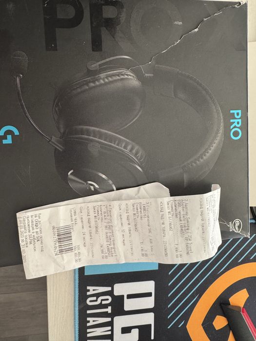 Наушники logitech/GPRO X. В отличном состояние