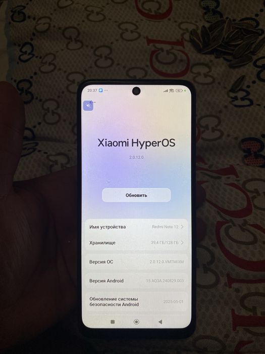 Redmi Note 12 экран менялся на оригинал