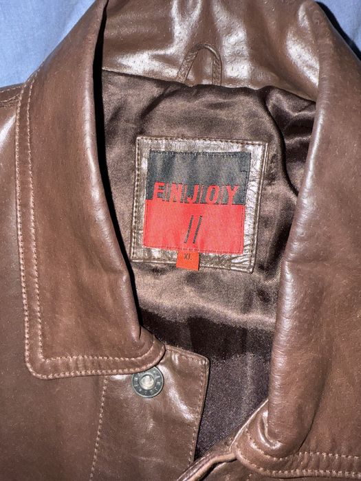 Geaca din piele marimea XL
