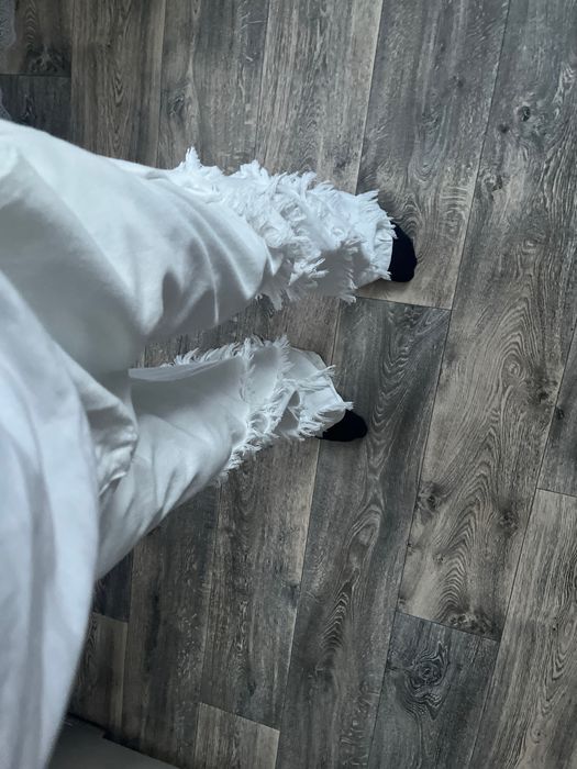 Джинсы белые модные качественные