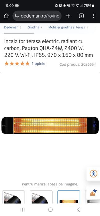 Incalzitor terasa Paxton