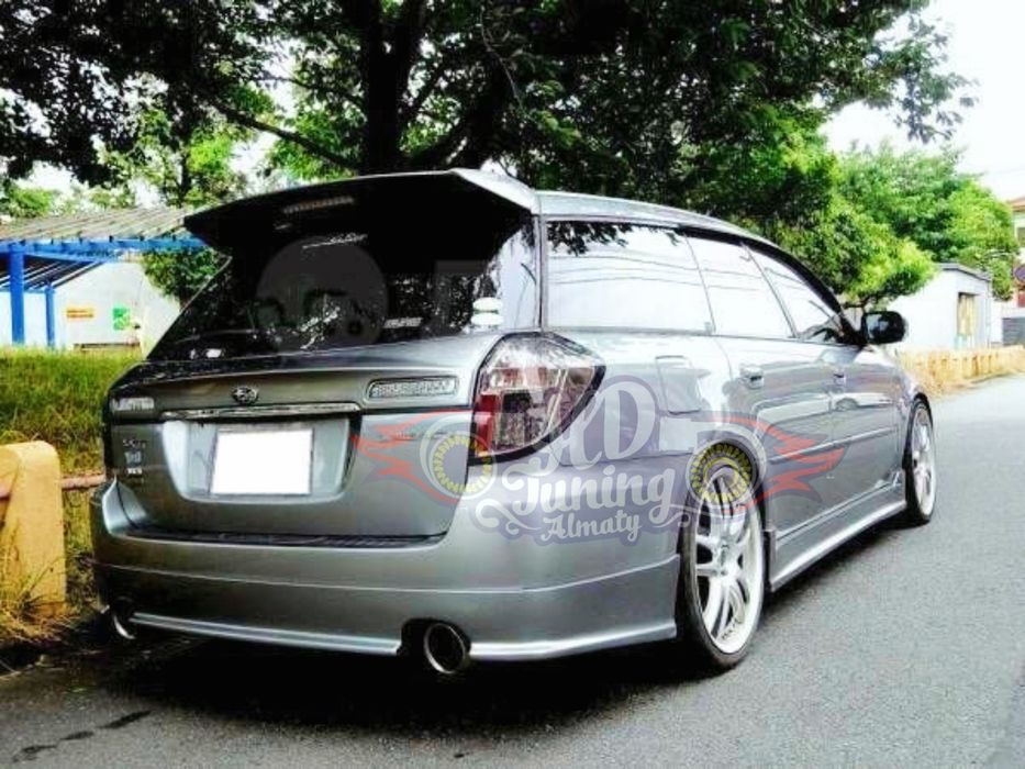 Губа V2 на задний бампер Subaru Legacy BP