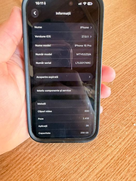 Iphone 15 pro 256gb