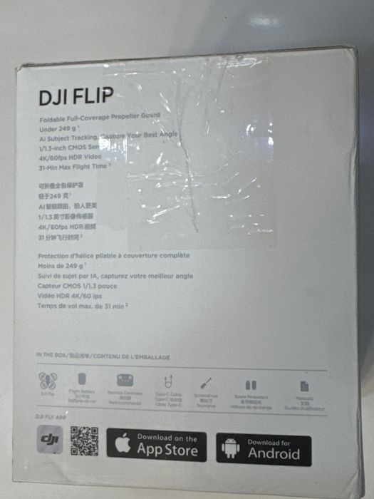 Drona DJi FLiP • Noua • 249 Grame • 4K