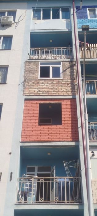 Balkonga g'isht teramiz. Kladka balkon. Керпичная кладка балконов