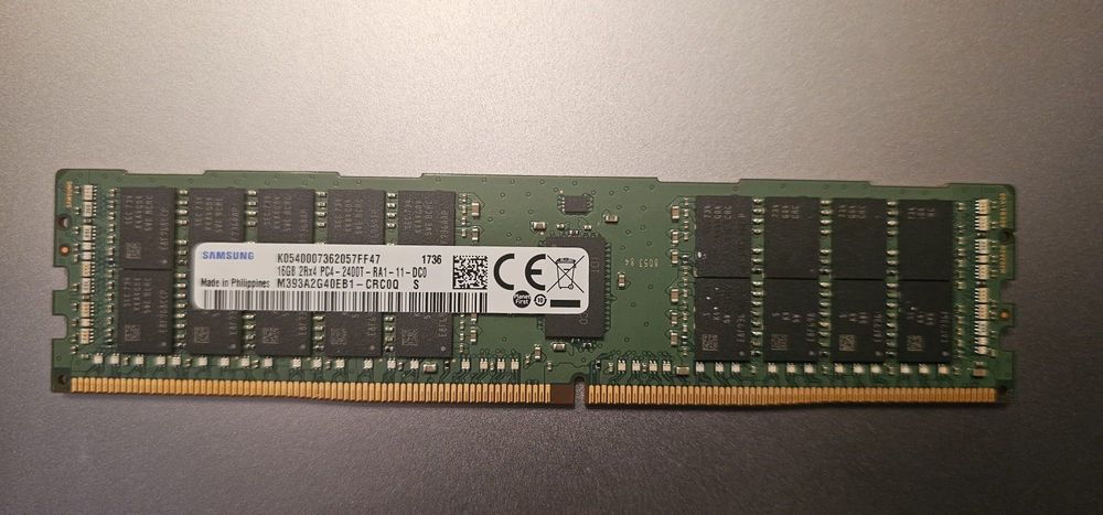 32GB RAM Samsung DDR4 2400MHz ECC RDIMM Server – 2x16GB