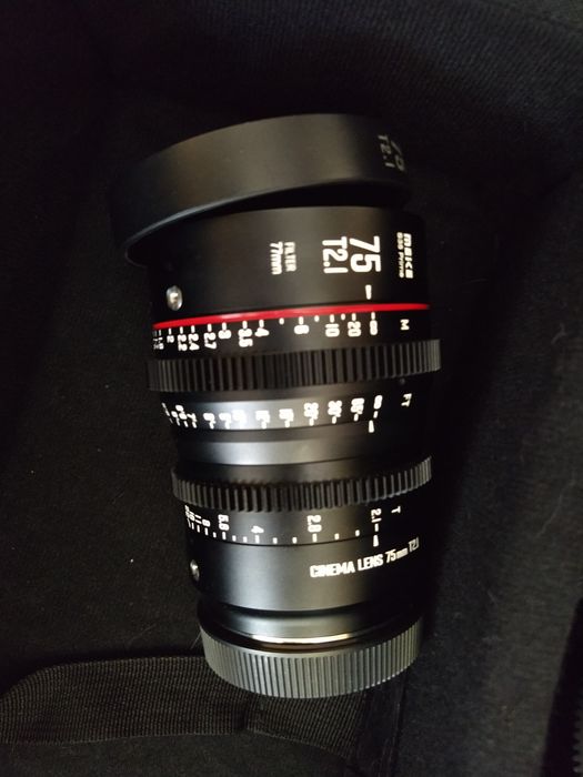 Meike S35 Prime EF 35, 50, 75 - 3бр. кино обективи