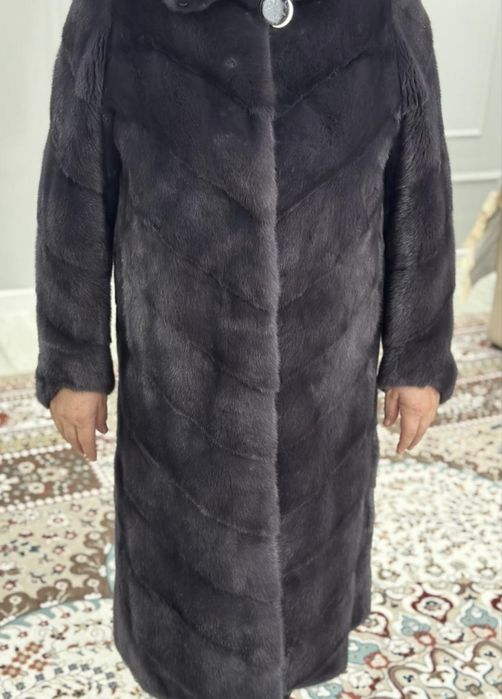 Норковая шуба (графитовый)