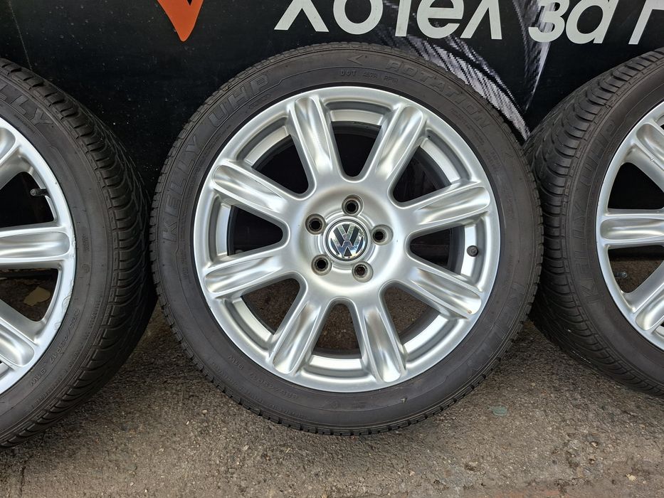 17" 5X112mm VW BBS, 5х112мм Фолксваген + 225/45/17 Летни гуми