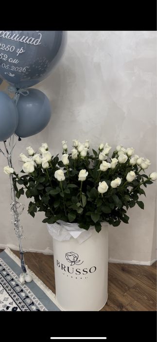 Гигант букет метровый роза