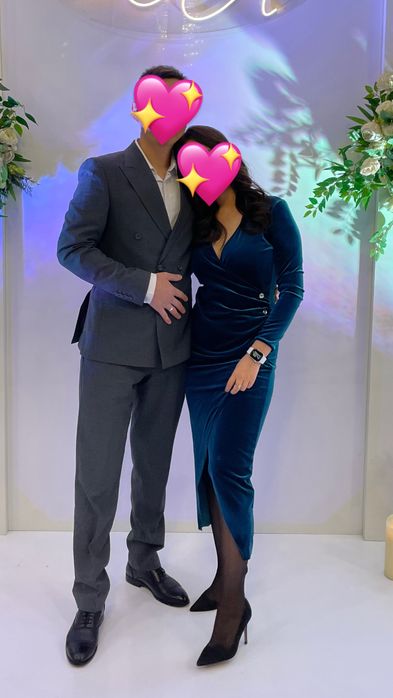 Велюровое платье Zara