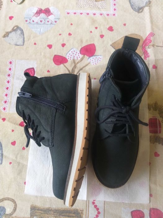 Боти за момче Zara 32 номер от естествена кожа