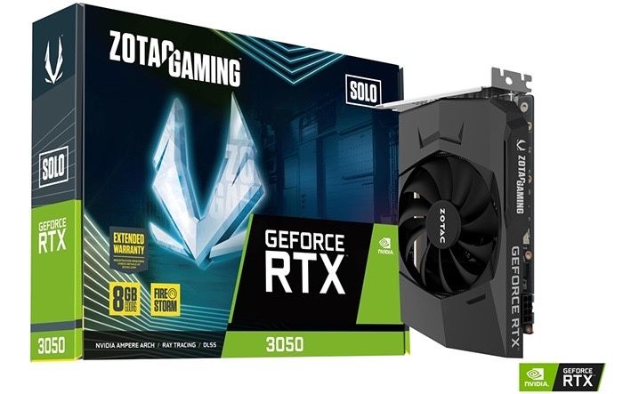 Видеокарта Nvidia GeForce RTX3050 ZOTAC