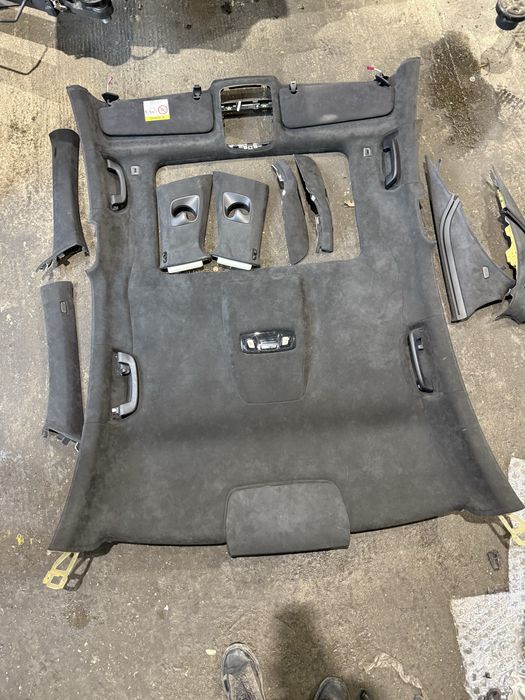 Таван bmw g11 g12 алкантара бмв г11 г12 алкантара черен таван