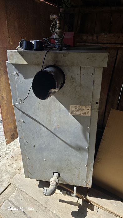 Centrala pe lemne cu ventilație perfect funcțională