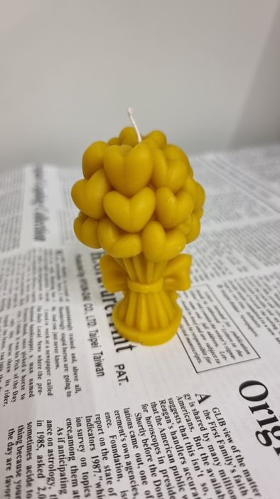 Свещи от 100% пчелен восък | Ръчна изработка | Натурални