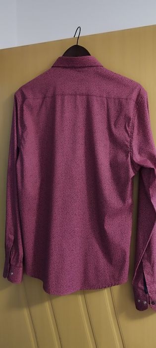 Мъжка риза в бордо