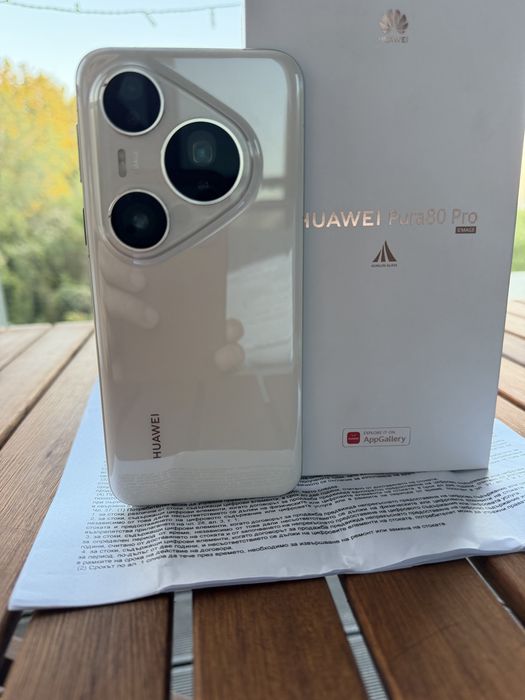Huawei Pura 80 Pro 512GB White - 36м. Гаранция.