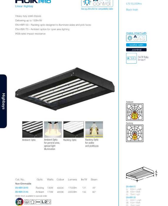 LED Индустриална Лампа 130W 4000K 17000lm