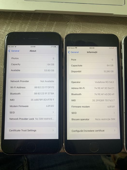 iph 8 , 64 liber retea