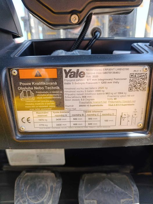 Inchiriez / vand STIVUITOR YALE ERP20VT