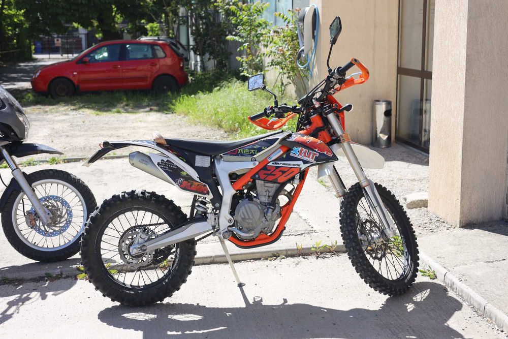 motocicleta ktm freeride 250 F 2018 4T inmatriculat