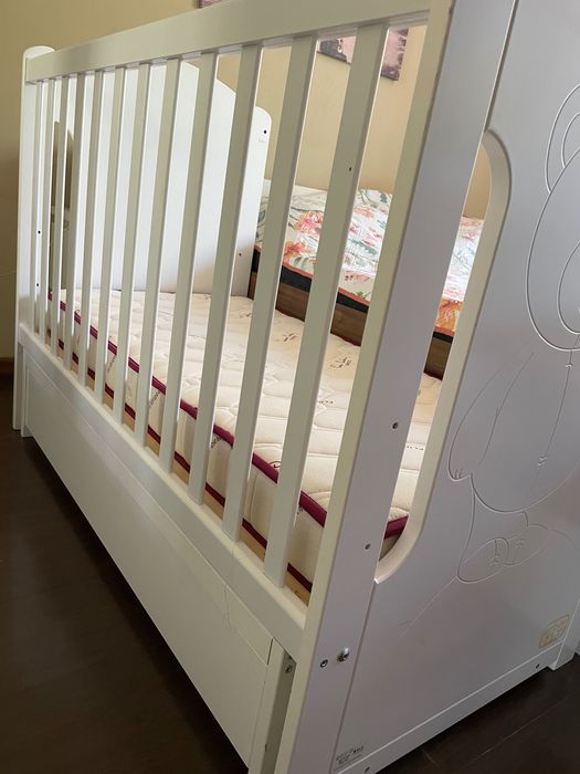 Бебешко легло-люлка Арбор МЕЧЕ + матрак Магнифлекс Pierre Cardin