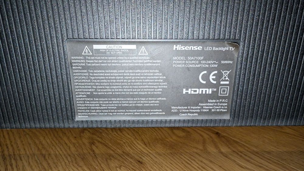 Hisense tv 4k 50 инча телевизор