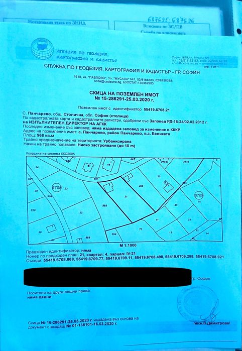 продава парцел с къща в с. Панчарево