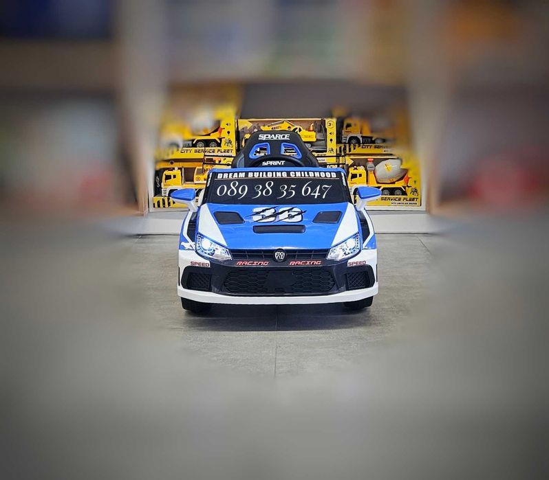 ТОП ЦЕНА!НОВО!Акумулаторна кола VW Drift BLUE с 12V,функция дрифт,USB