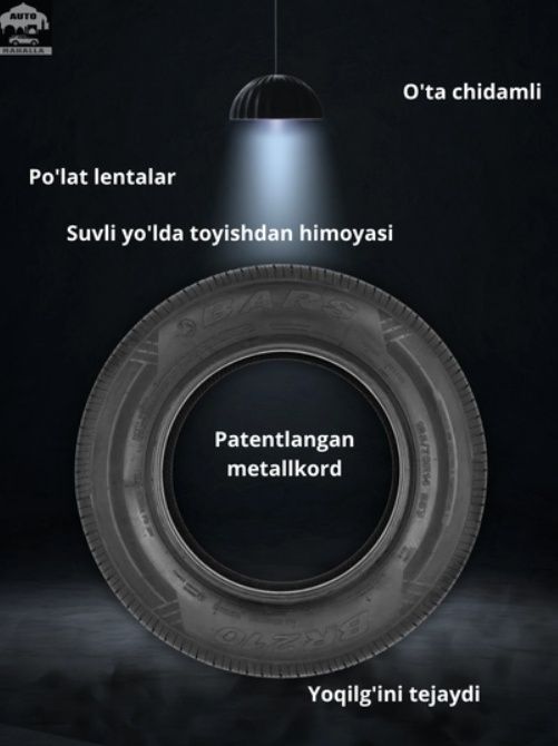 195/65 R 15 91H BARS MZ770.  205/70 R 14 94H.  195/60 R 15 88H.