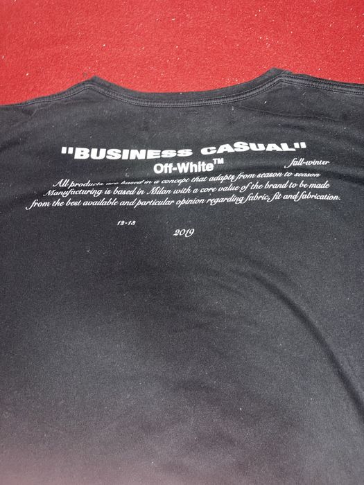 off white tee business casual og