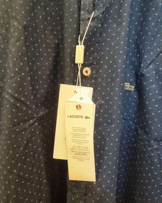 Рубашка летние  белая оригинал Lacoste