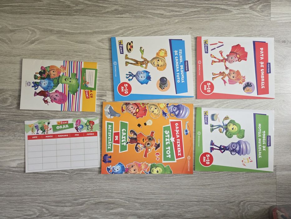 Carti Fixiki, ca noi, caiet completat aprox 25%