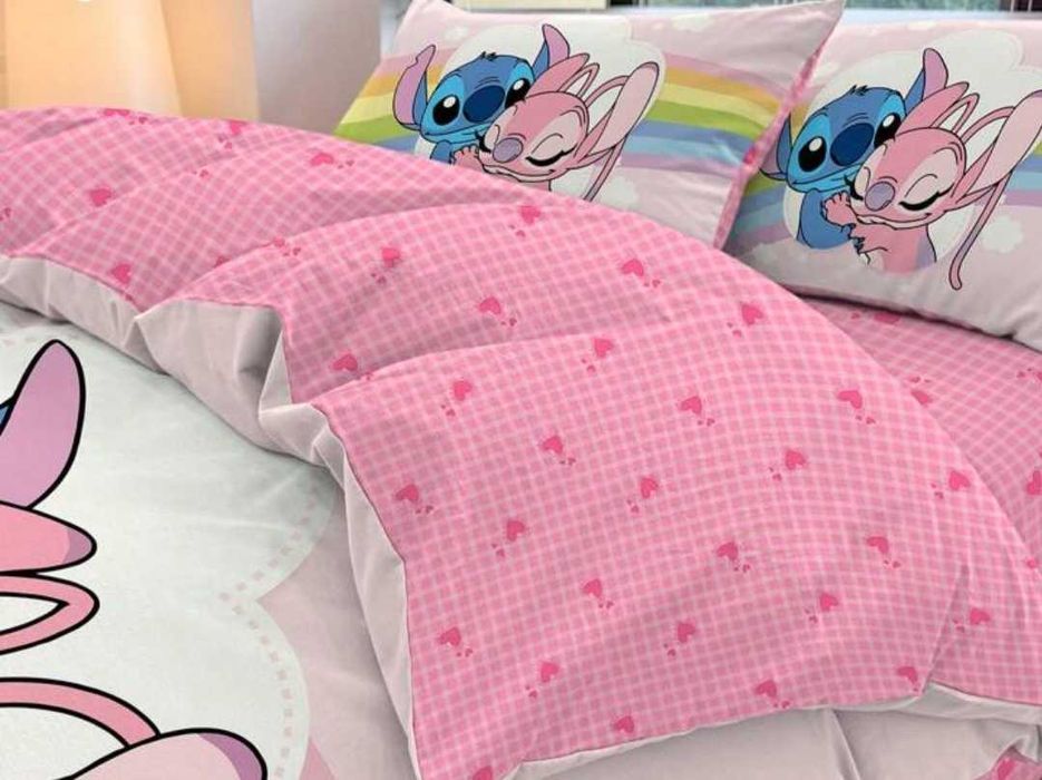 135/200 Комплект чаршаф и калъфка Лило и Стич Lilo and Stitch