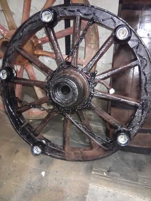 Колело от каруца полилей