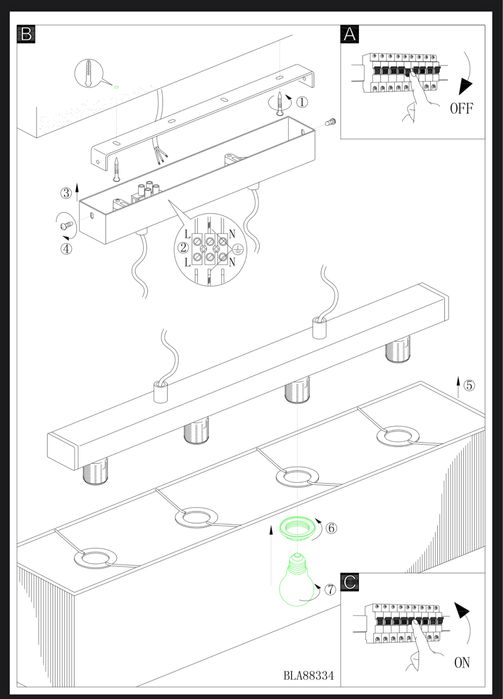 Lampa suspendata masa living, 100cm, noua, lustra