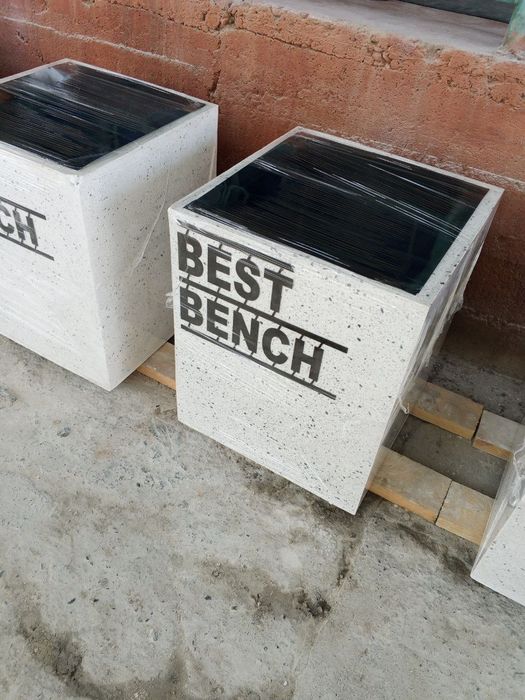 Бетоны мраморны скамейка