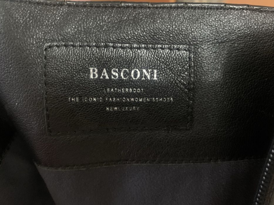 Кожаные зимние сапоги