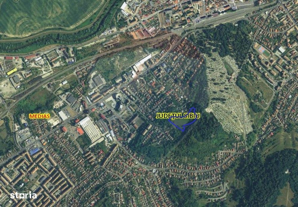 Teren 15,320mp Medias / Strada Episcop Ioan Bob