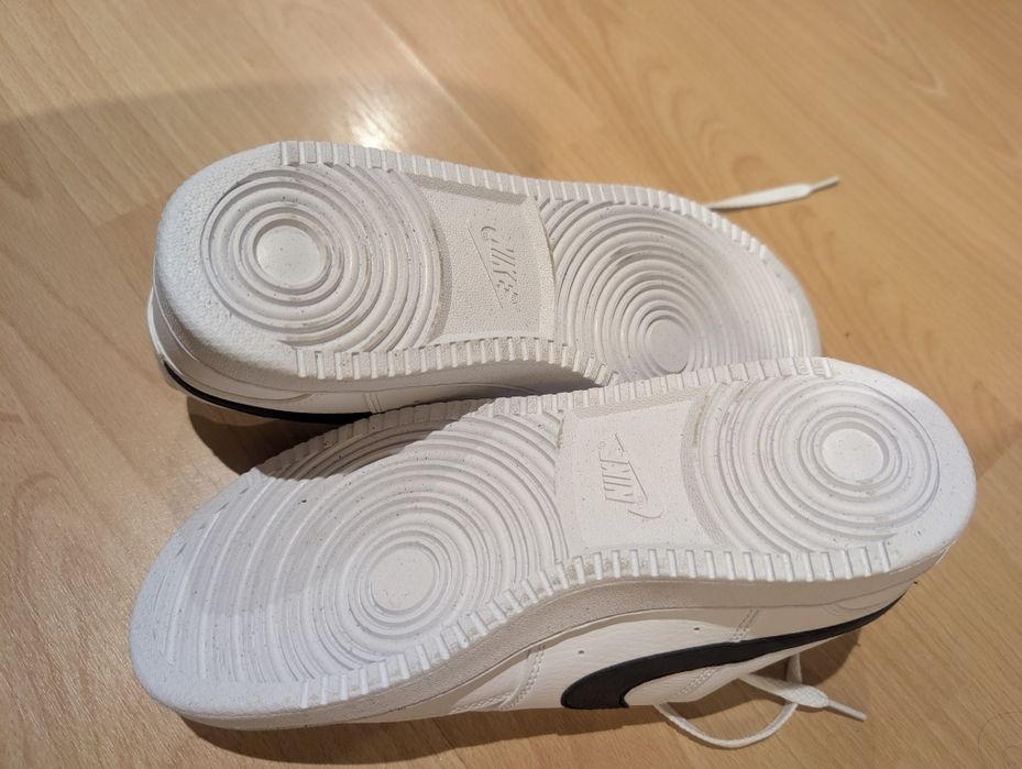 Nike Court Vision Low Next Nature, Alb, Negru