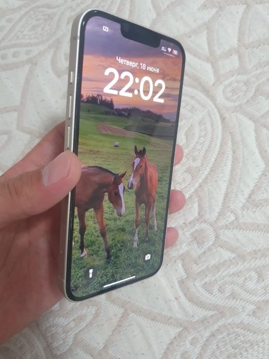 IPHONE 13 white 90мын тг
