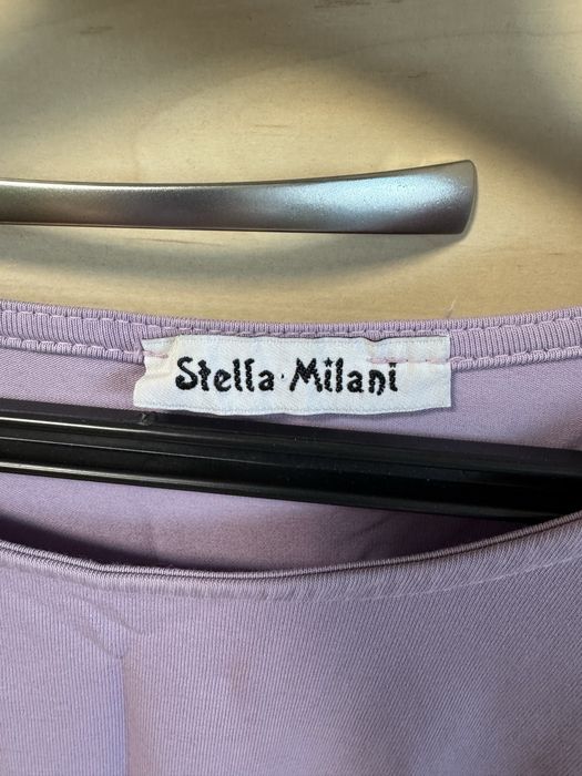 Bluza dama lila model asimetric marimea L/XL